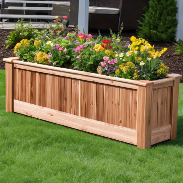 18 X 60 X 24 Cedar Planter