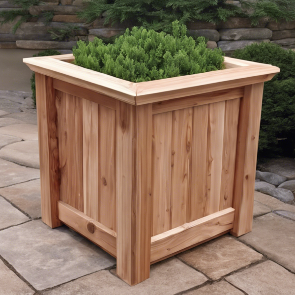 24 X 24 X 24 Cedar Planter