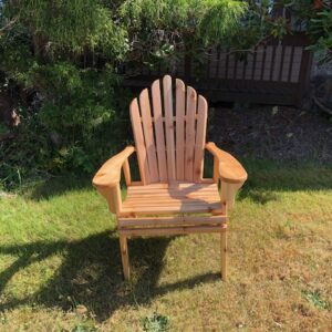 Outdoor, easy height, unique Adirondack Cedar Chairs