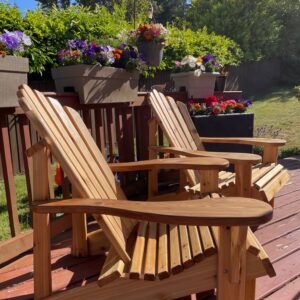 Experience Ultimate Relaxation with Our Classic Adirondack Chair – Handcrafted for Your Comfort